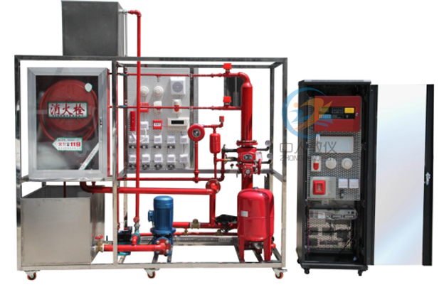 消防聯動控制中心及滅火系統實訓裝置,消防培訓設備