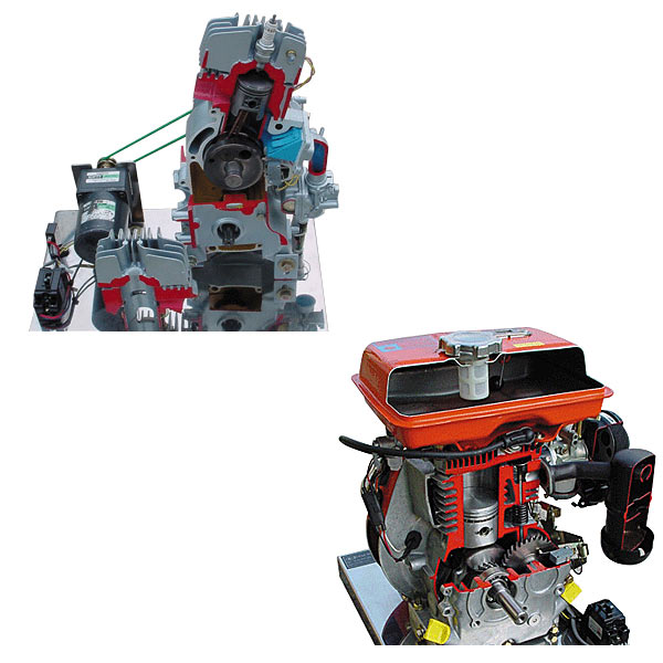 摩托車發動機解剖實驗臺,互聯網型PLC綜合實驗臺