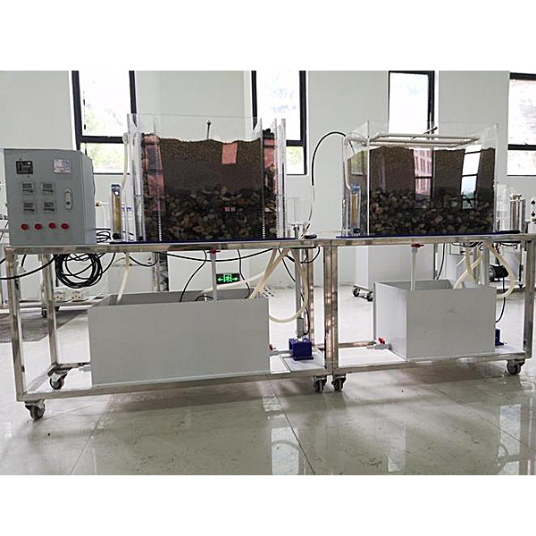 復合人工濕地演示模型,人工濕地實驗裝置